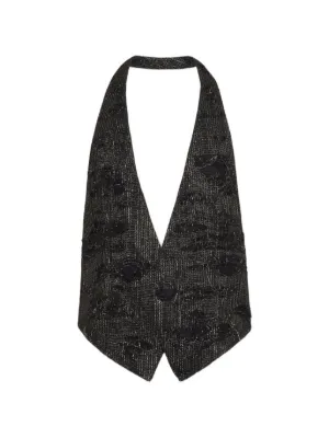DSQUARED2 x Magliano アーガイル ニットベスト | ニュートラル 