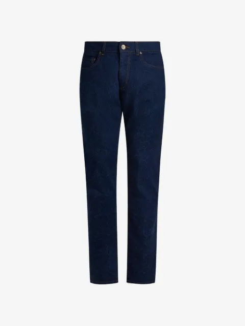 ETRO jeans con motivo de cachemira en jacquard