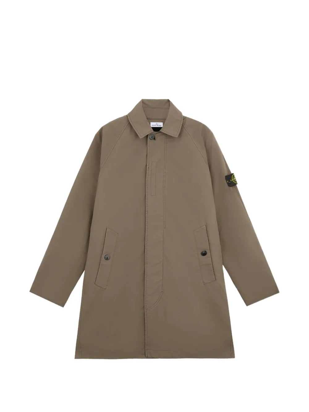Stone Island buttoned coat - Neutrals