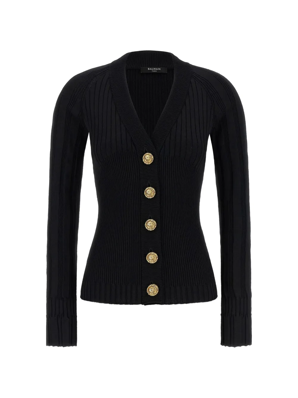 Balmain button V-neck cardigan - Nero