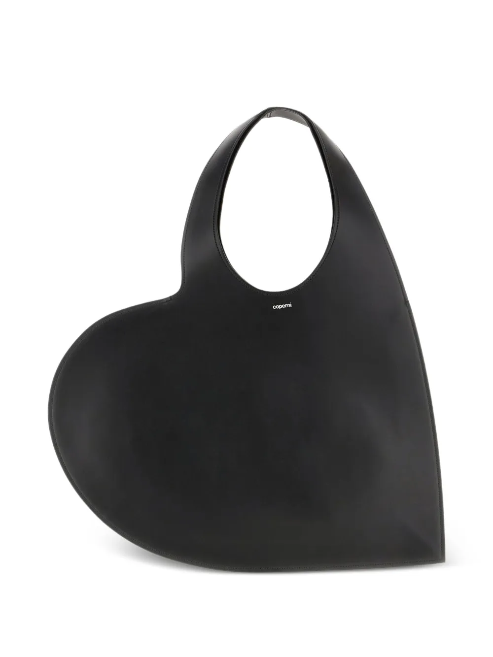Coperni Heart leather shoulder bag - Black