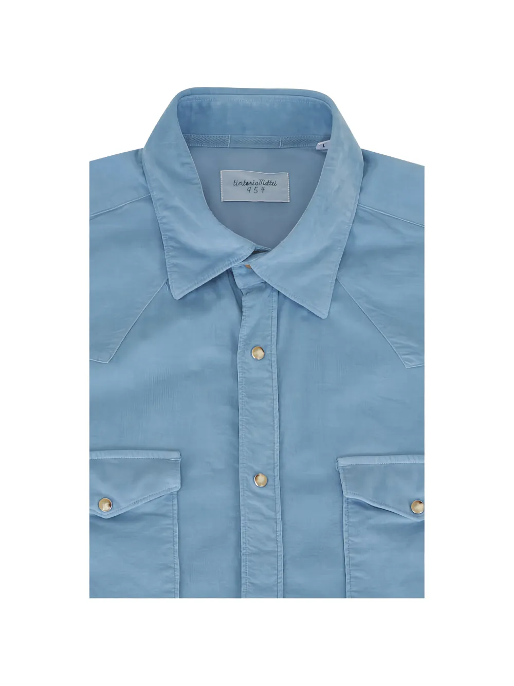 Tintoria Mattei Lux corduroy shirt - Blau