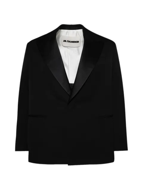 Jil Sander satin-trim blazer