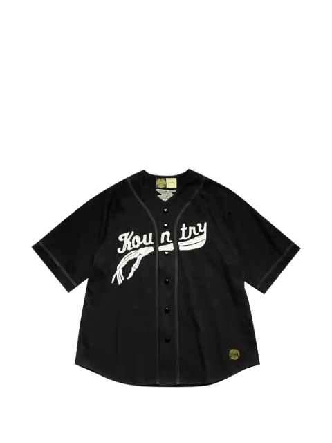 KAPITAL graphic-print baseball shirt