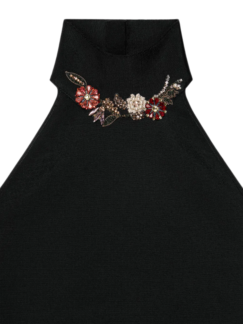 Givenchy Verfraaide top met halternek Zwart