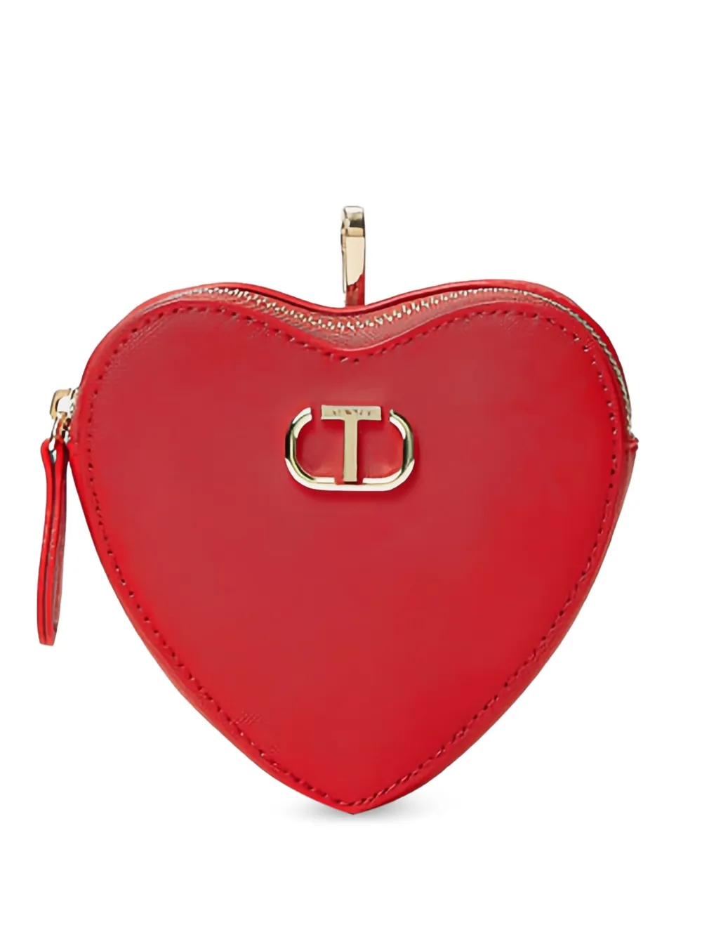 TWINSET Mon Amourheart logo case - Rosso