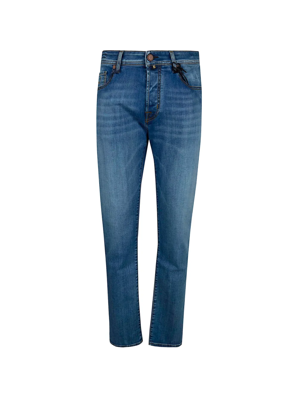 Jacob Cohën back-patch jeans - Blau