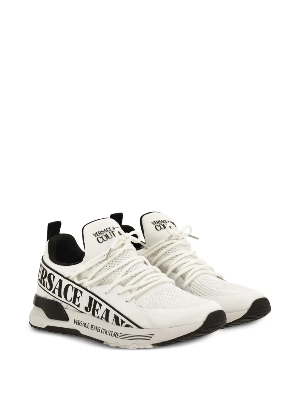 Versace Jeans Couture Dynamics sneakers met logo Wit