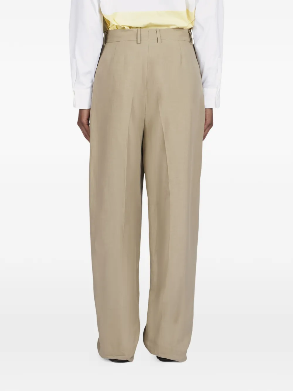 Ferragamo Ruimvallende pantalon Beige