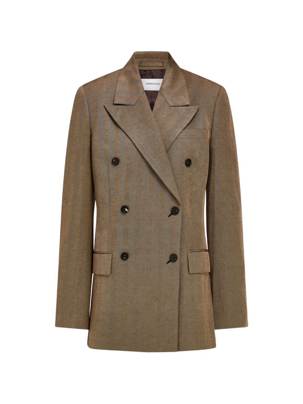 Ferragamo double-breasted blazer - Neutrals