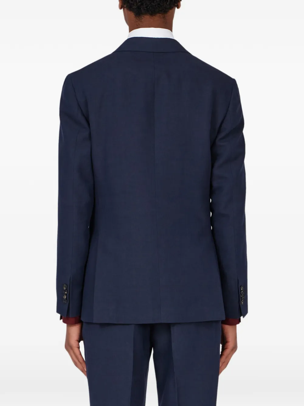 Ferragamo Blazer met dubbele rij knopen Blauw