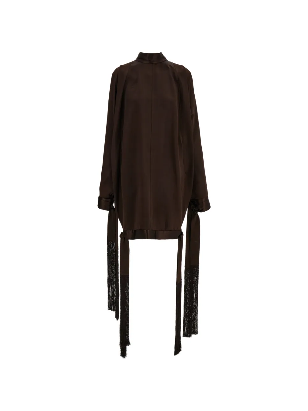 Ferragamo Mini Dress In Brown