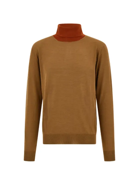 Ferragamo Suéter gola alta em seda