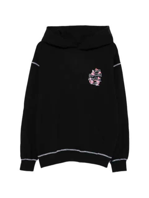 Anti Social Social Club Hoodie mit Blumen-Print
