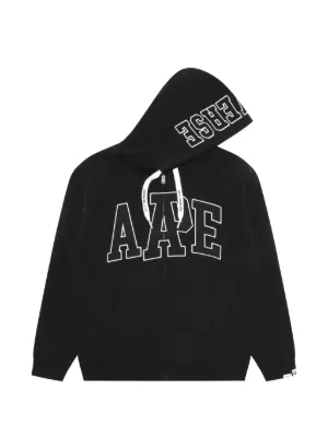 A BATHING APE® ジップアップ パーカー | ブラック | FARFETCH JP