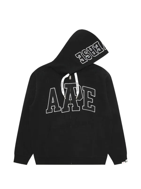 AAPE BY *A BATHING APE® ジップアップ パーカー | ブラック | FARFETCH JP