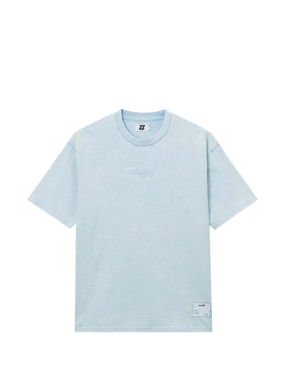 izzue T-shirt con logo - Blu