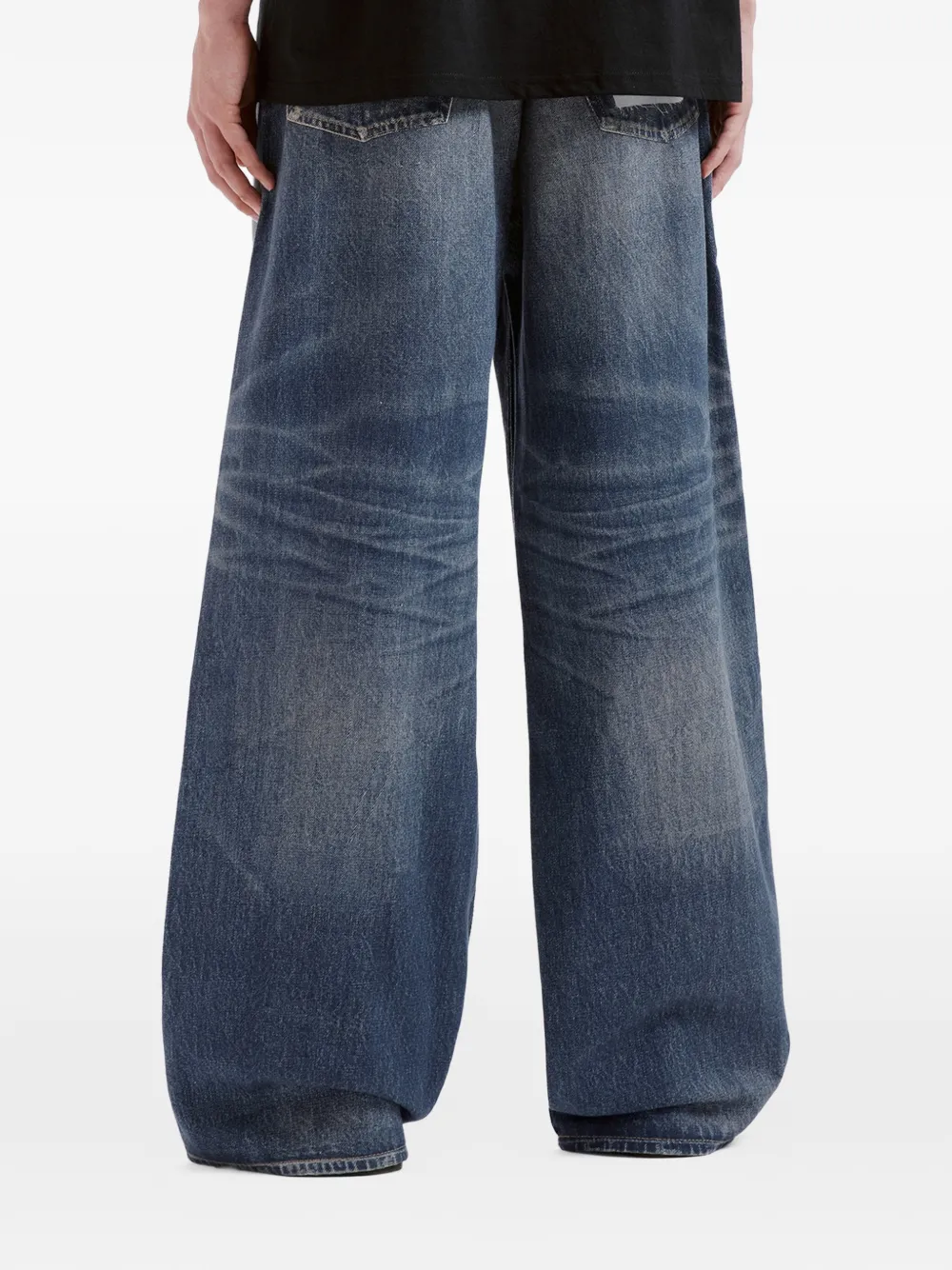 izzue Gerafelde jeans Blauw