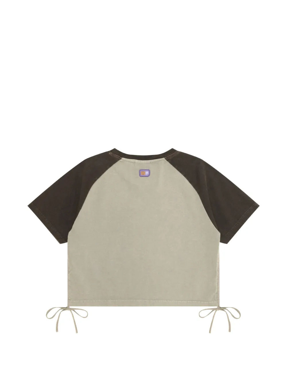  Aape By *a Bathing Ape® Short-sleeve Side-tie T-shirt - Grey 