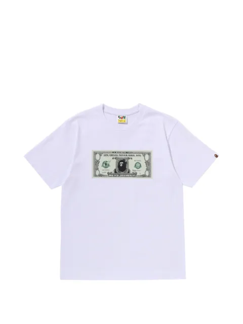 A BATHING APE® dollar-print T-shirt