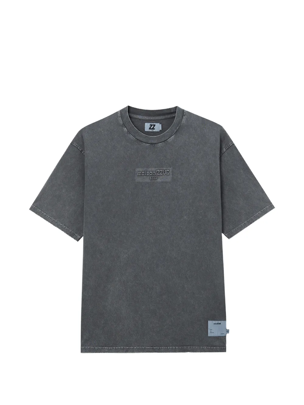 izzue T-shirt goffrata - Grigio