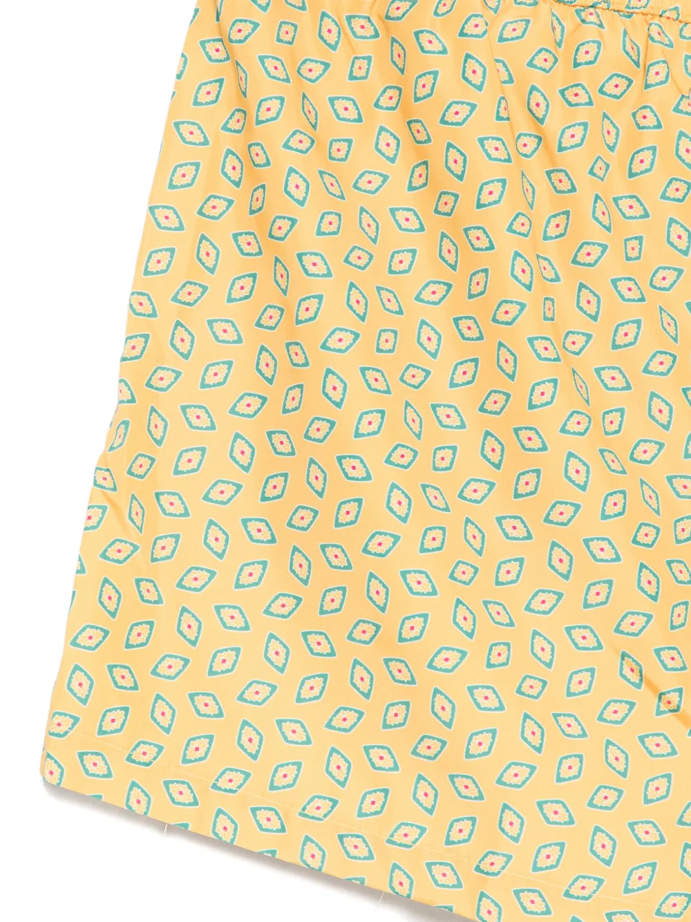 Kiton Zwembroek met patroon Geel