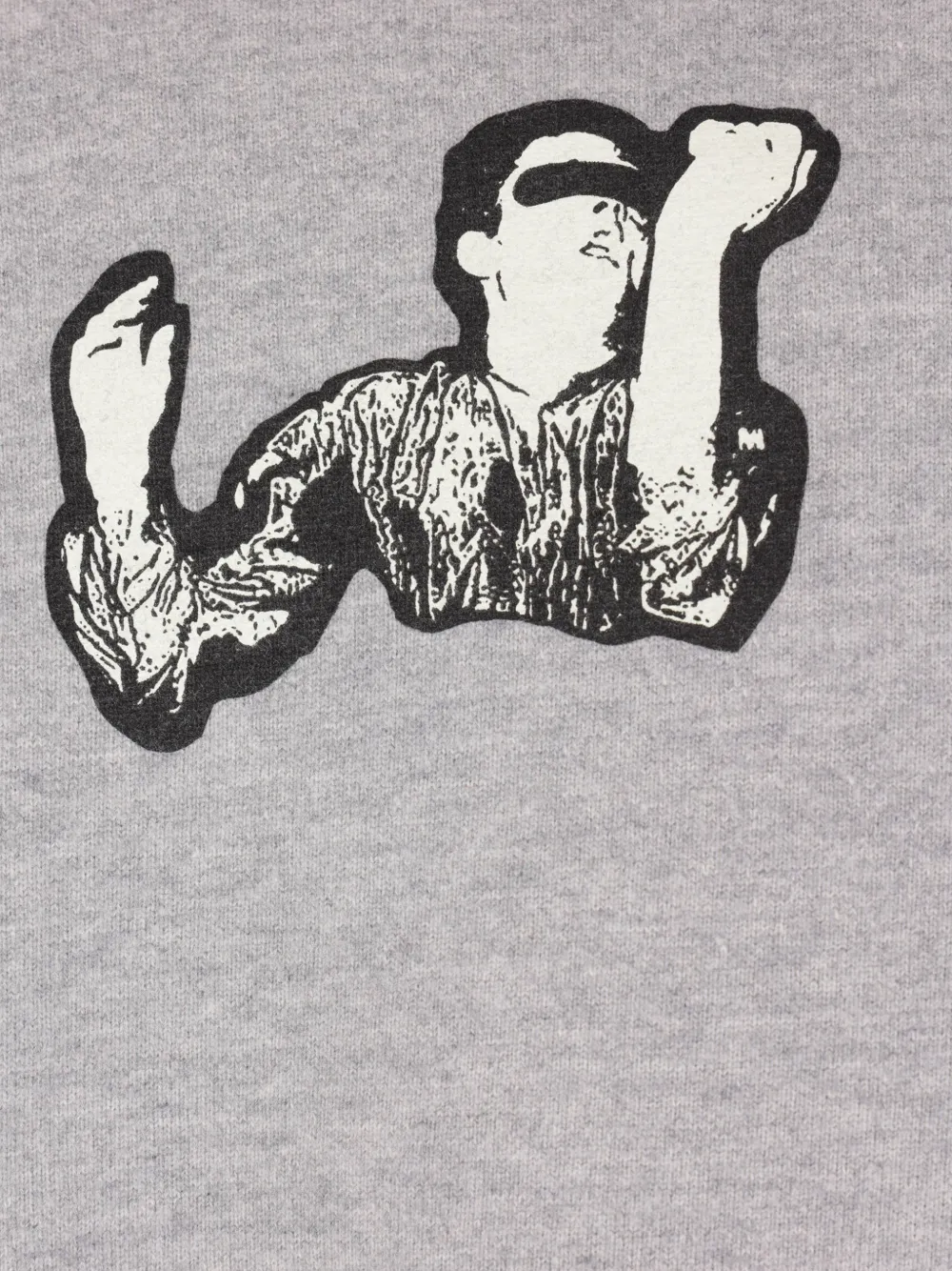 Undercover Sweater met print Grijs
