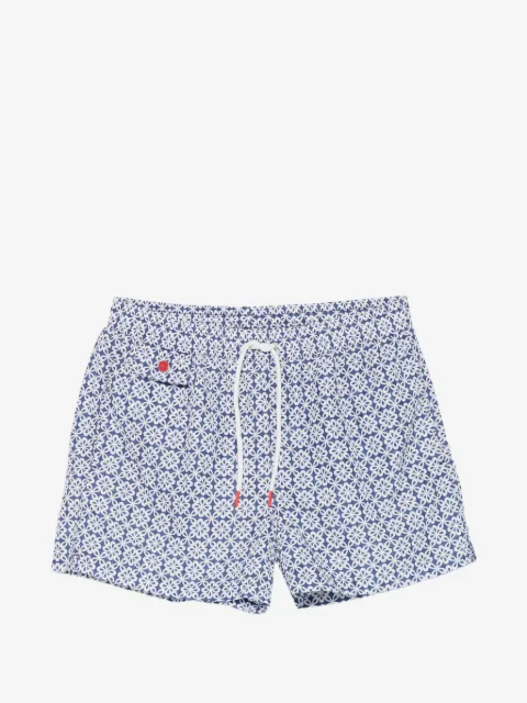 Kiton floral-print swim shorts