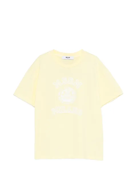 MSGM Kids playera con logo estampado