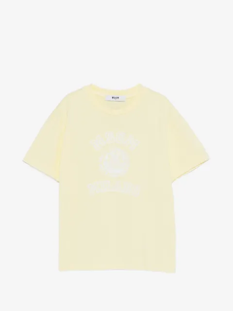 MSGM Kids logo-print T-shirt