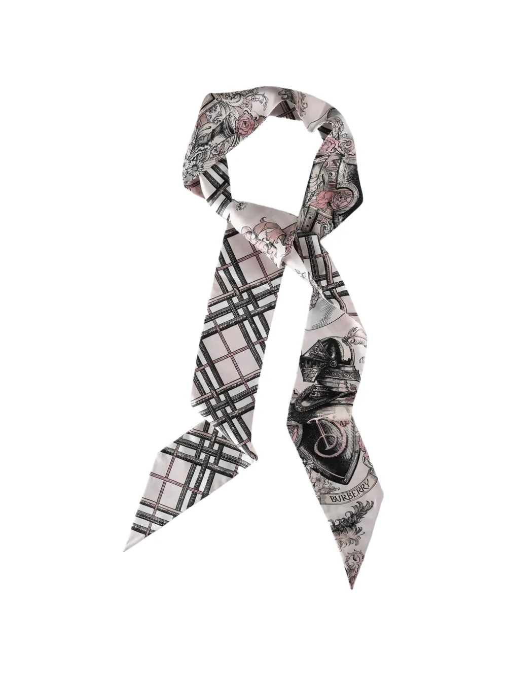 Burberry tartan graphic scarf - Rosa