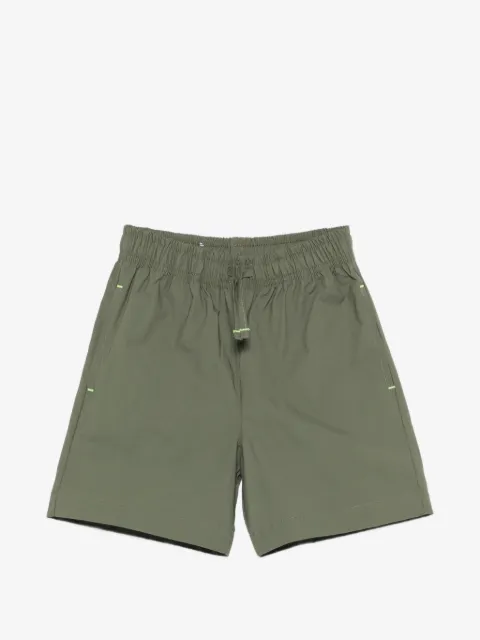 MSGM Kids drawstring logo shorts