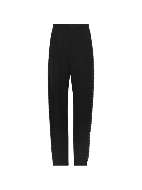 Diotima High-waisted Crystal Trousers in Black