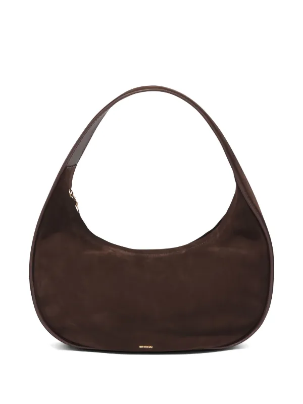 Simkhai Finn Suede Shoulder Bag in Brown