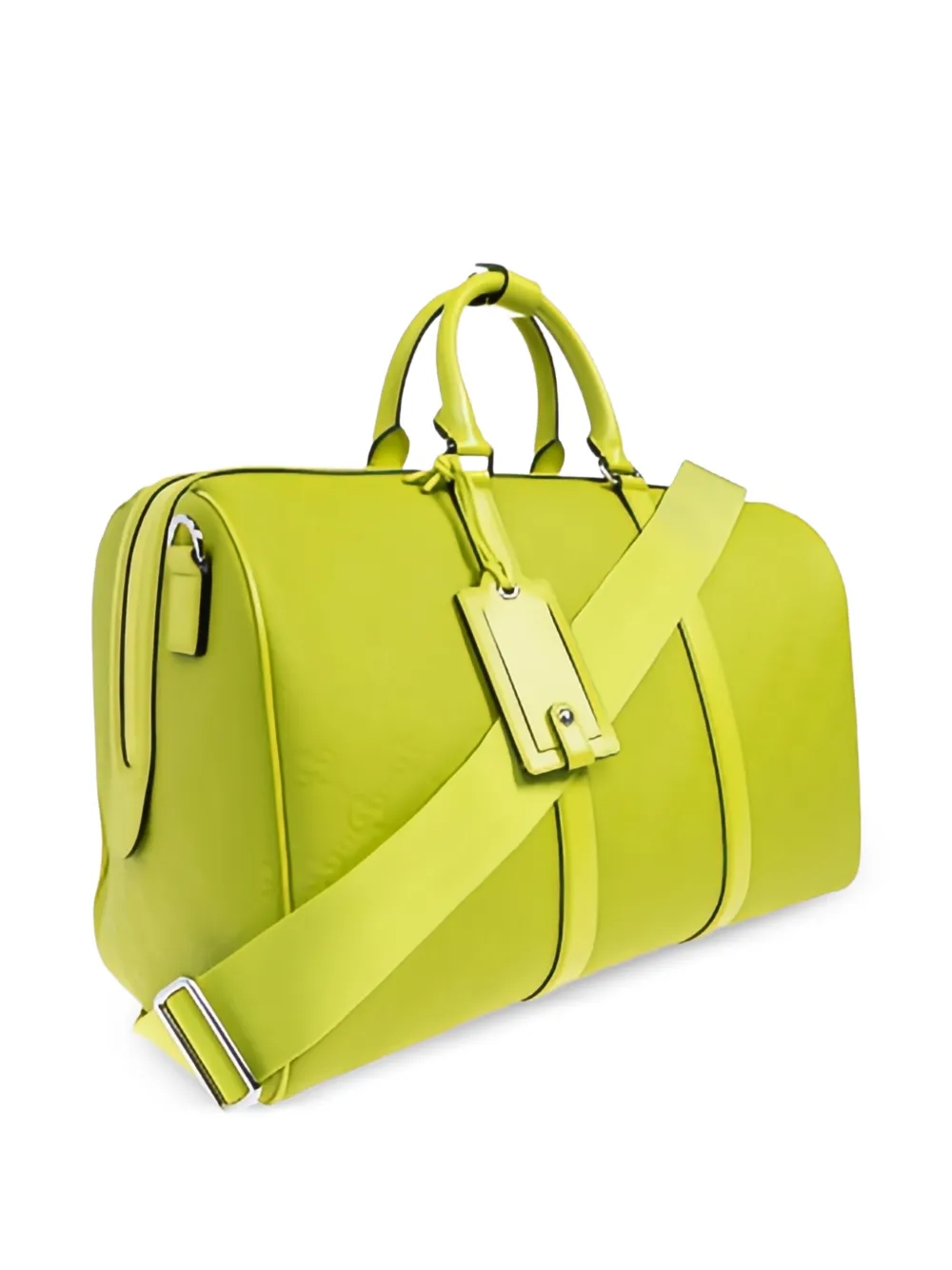  Gucci Edge Embossed Holdall - Green 