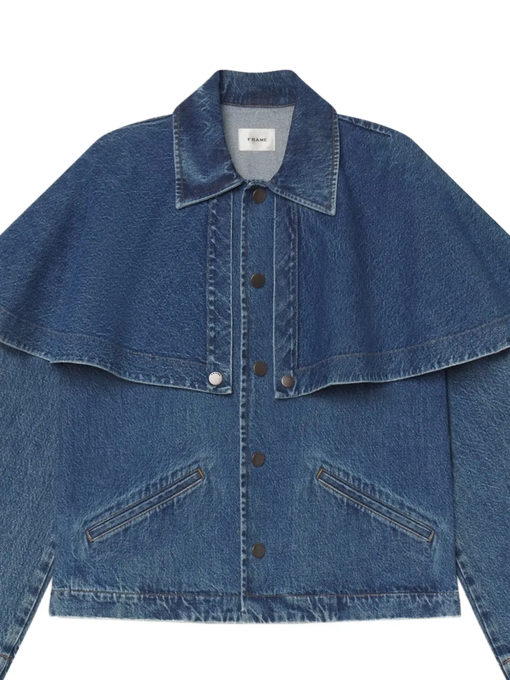  Frame Cape Denim Jacket - Blue 