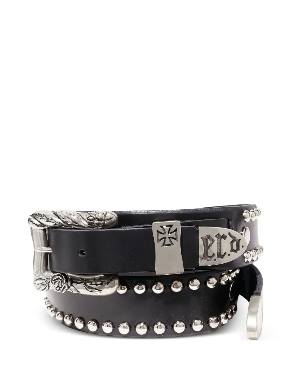 studded rose belt