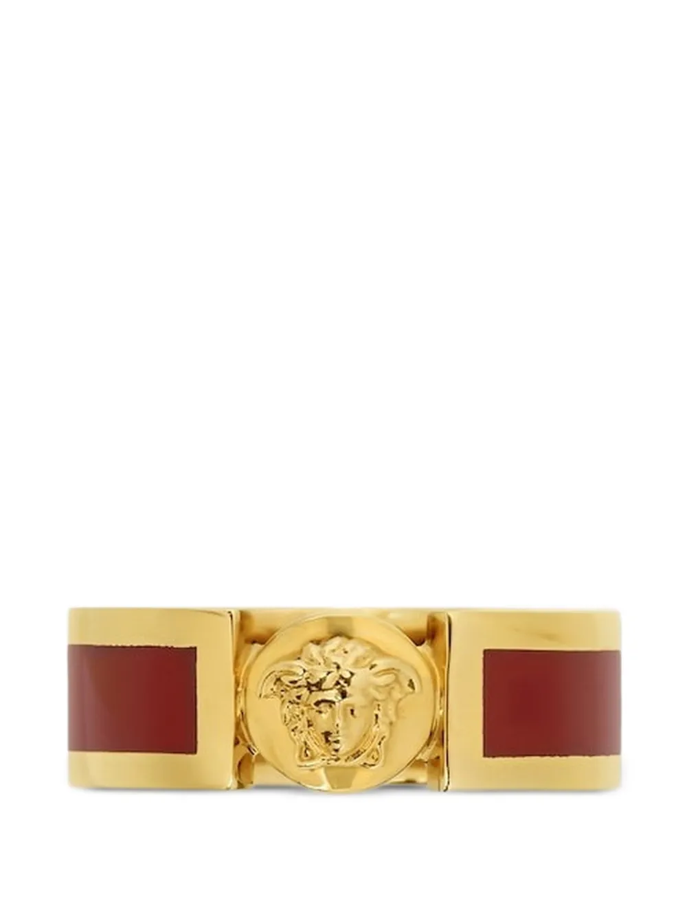 Versace Anello a fascia con motivo Medusa - Oro