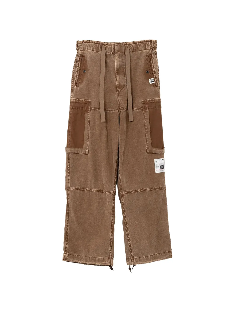 Maison MIHARA YASUHIRO patch-pocket cargo pants - Marrone