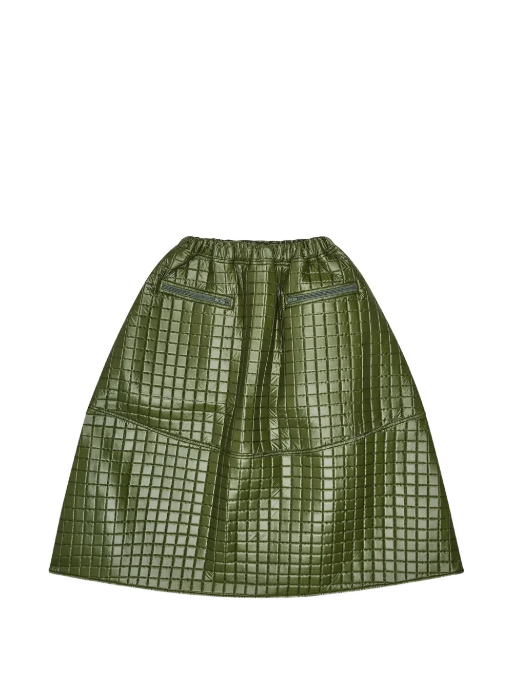 Melitta Baumeister A-line pocket mini skirt - Verde