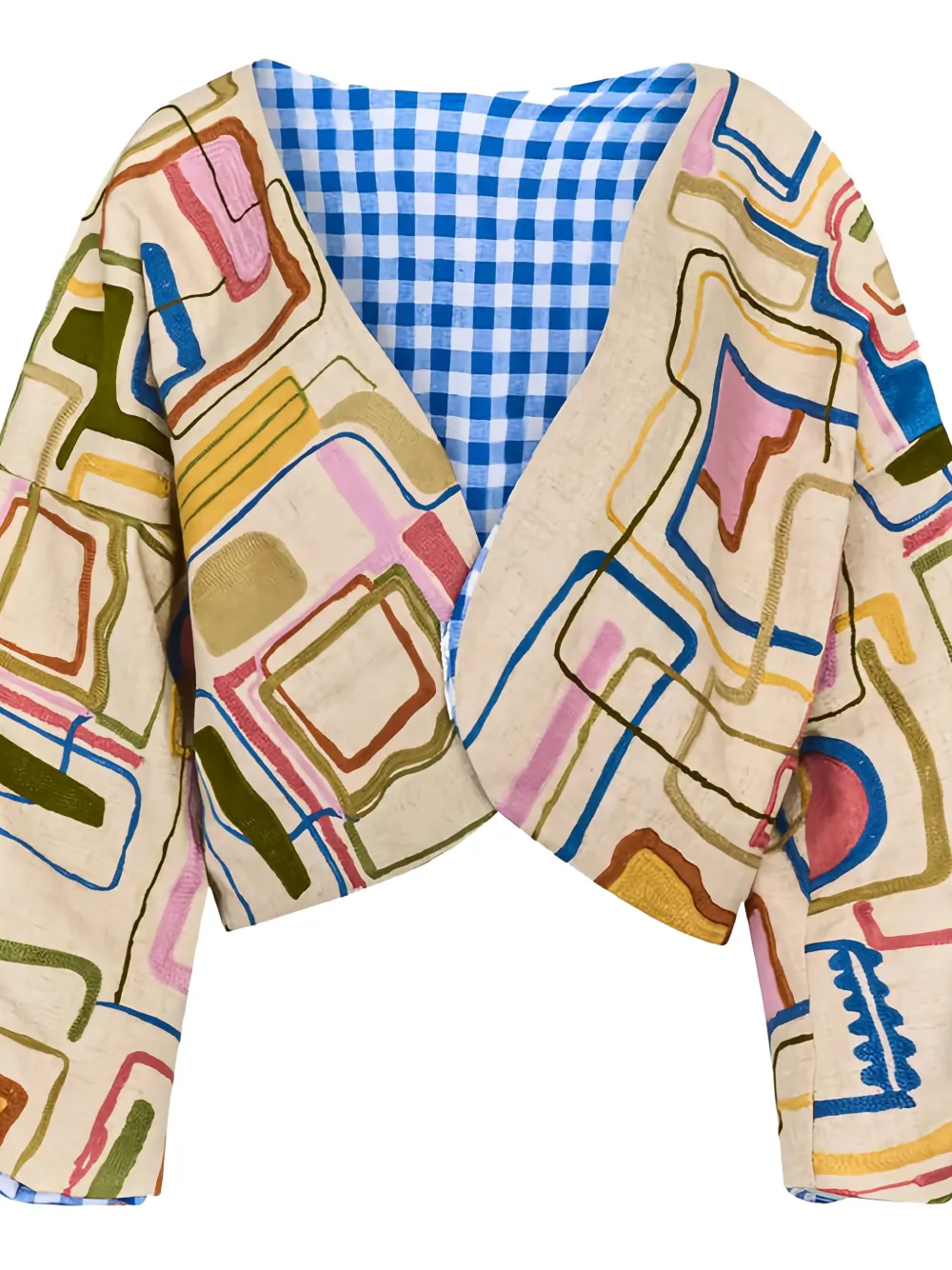  Hunter Bell Miro Cropped Jacket - Neutrals 