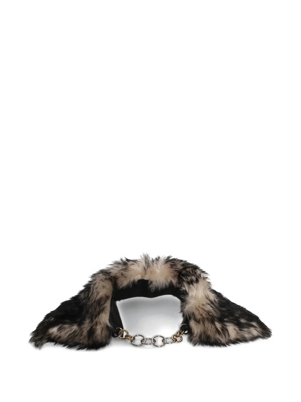 Jil Sander Cremino shearling collar - Nero