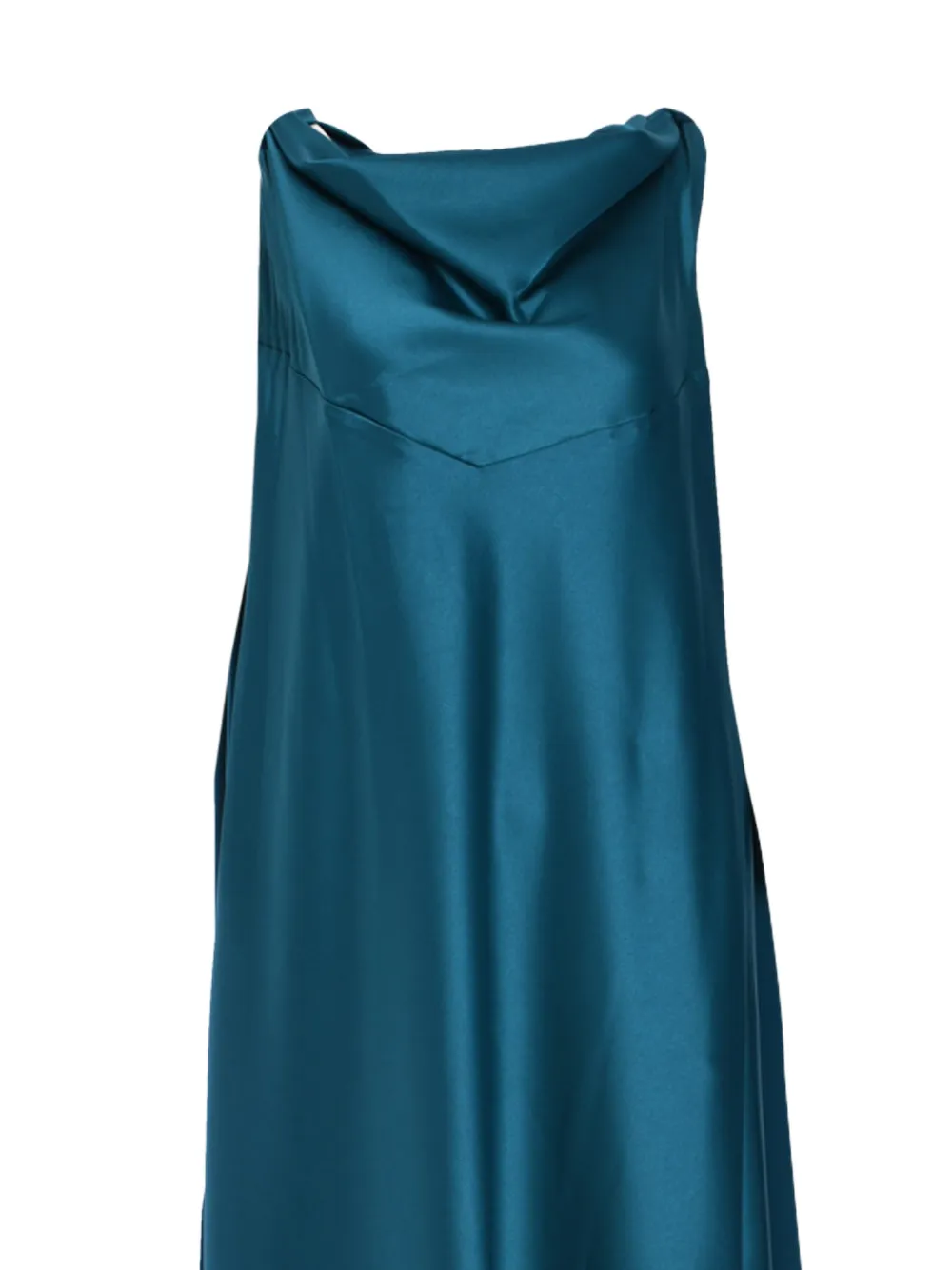  Rhea Costa Vestido Wafa Drapeado - Azul 
