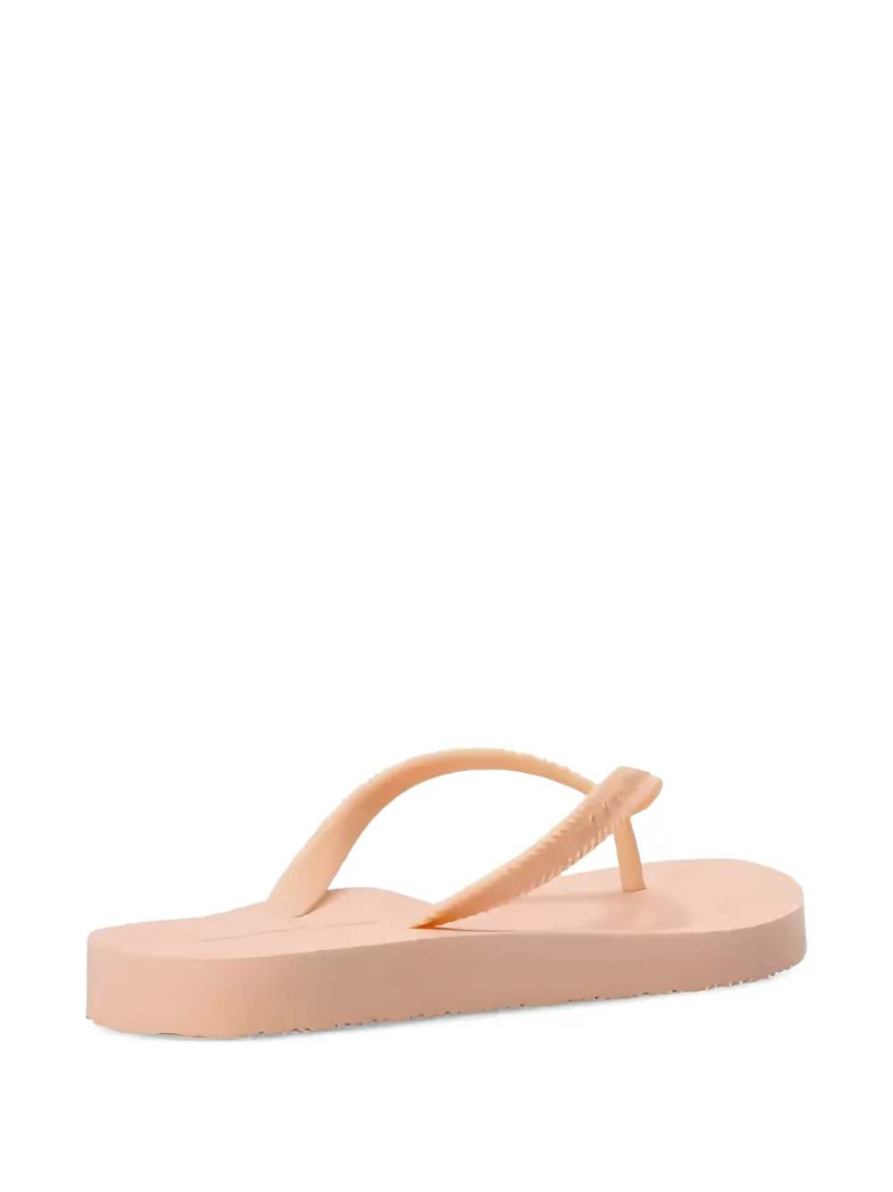 Tommy Hilfiger Teenslippers verfraaid met logo-reliëf en bandje Beige