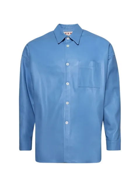 Marni leather shirt