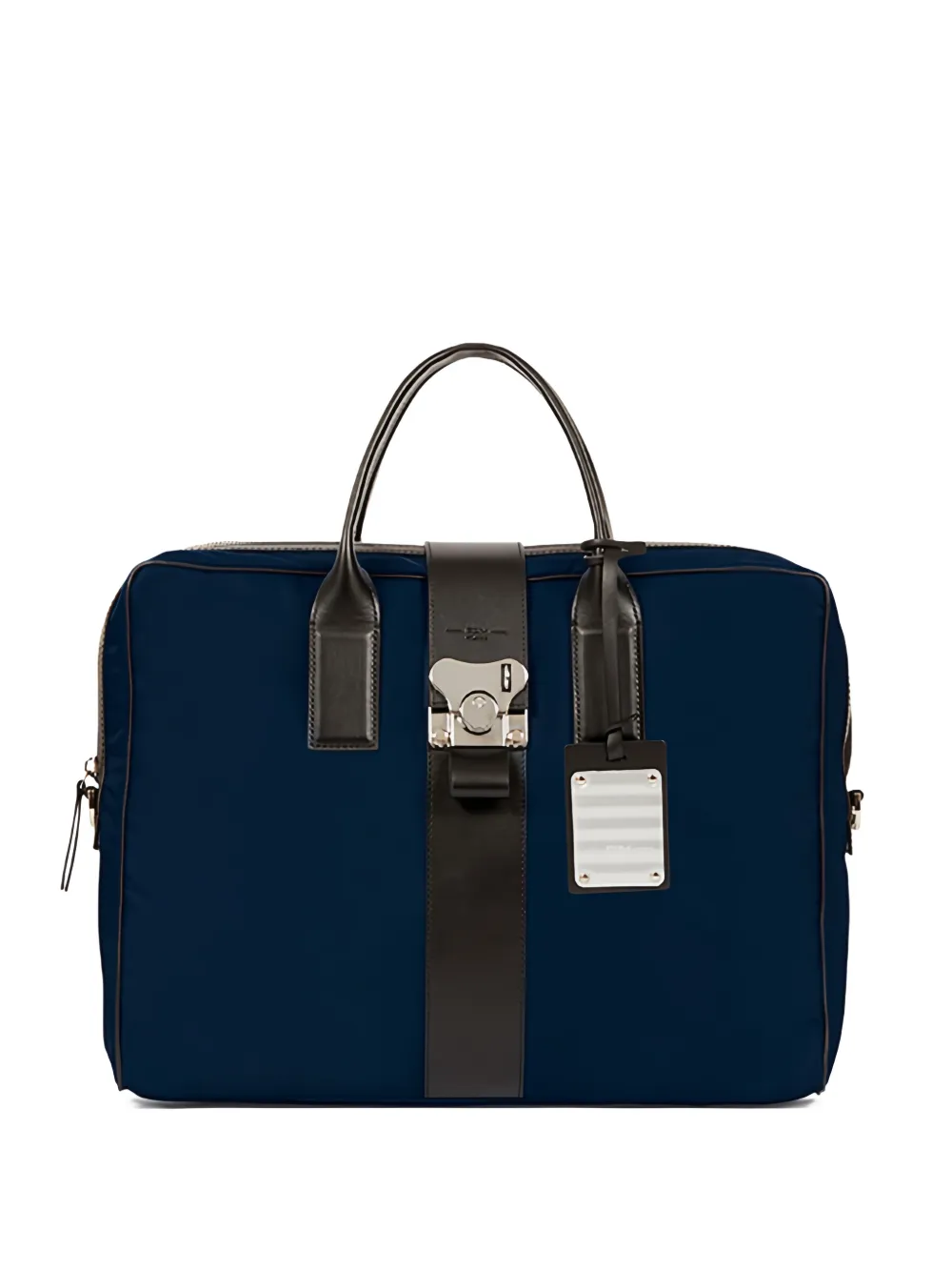 FPM Milano buckle fastening briefcase - Blau