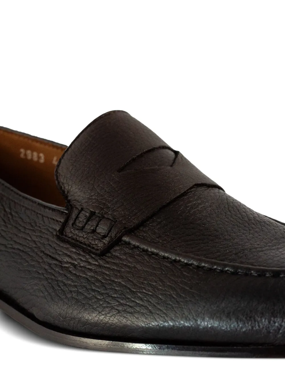 Doucal's Leren loafers Bruin