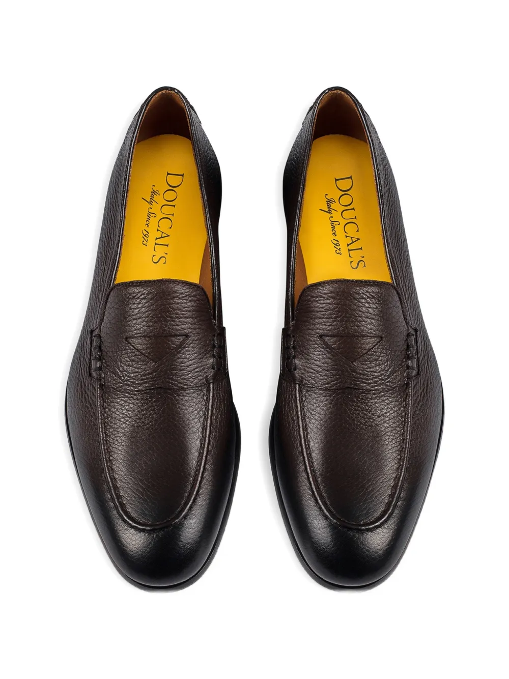 Doucal's Leren loafers Bruin