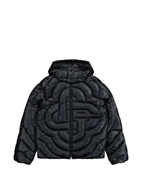 Casablanca monogram-quilted puffer jacket