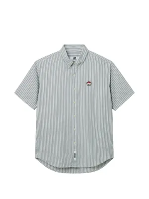CHOCOOLATE Striped short-sleeved Shirt | White | FARFETCH CA